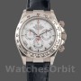 Replique Hommes Rolex Daytona 40mm Hommes-116519-Meteorite Dial-Leather Strap Meteorite