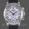 Replique Hommes Rolex Daytona 40mm Hommes-116519-Mother of Pearl-Arabic Dial White