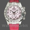 Replique Hommes Rolex Daytona 40mm Hommes-116519-Rose MOP-Arabic-Pink Strap Pink MOP<br />