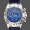 Replique Hommes Rolex Daytona 40mm Hommes-116519-Sodalite Arabic Dial-Blue Alligator Leather Sodalite Arabic Dial
