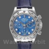 Replique Hommes Rolex Daytona 40mm Hommes-116519-Sodalite-Diamonds Dial Grey<br />