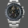 Replique Hommes - Rolex Daytona-116520 ADG, cadran squelette, bracelet et boîte acier, noir squelette