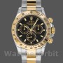 Replique Hommes Rolex Daytona 40mm Hommes-116523-Stainless Steel-Black Dial Black