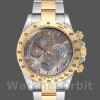 Replique Hommes Rolex Daytona 40mm Hommes-116523-Stainless Steel-Black MOP Dial MOP