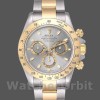 Replique Hommes Rolex Daytona 40mm Hommes-116523-Stainless Steel-Gray Slate Dial Gray