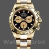 Replique Hommes Rolex Daytona 40mm Hommes-116528-Yellow Gold-Black Paul Newman Dial Black