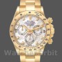 Replique Hommes Rolex Daytona 40mm Hommes-116528-Yellow Gold-MOP-Diamond Dial MOP