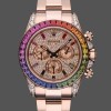 Replique Hommes Rolex Daytona-116595RBOW, Rainbow, Rose Gold, Pave Diamond Dial, Sapphire Bezel, Diamond Dial