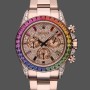Replique Hommes Rolex Daytona-116595RBOW, Rainbow, Rose Gold, Pave Diamond Dial, Sapphire Bezel, Diamond Dial