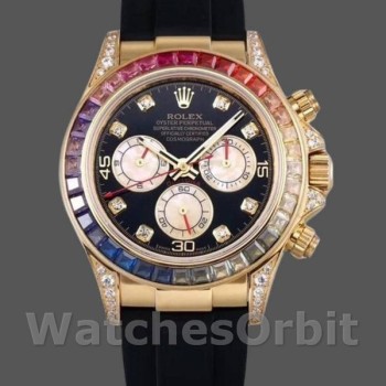 Replique Hommes - Rolex Daytona-116598RBOW, 40mm, Noir