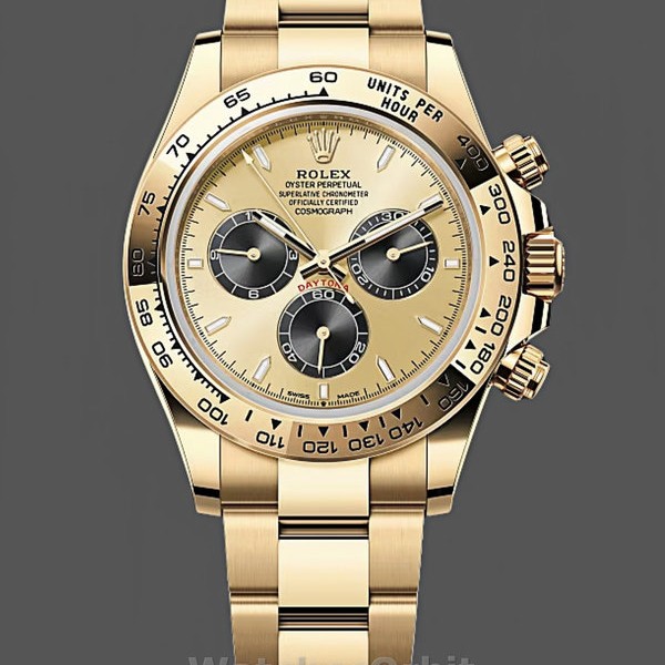 Replique Hommes - Rolex Daytona-126508 0006, bracelet or jaune, 1:1, champagne