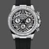 Replique Hommes Rolex Daytona 40-116589TBR, Eye of the Tiger, or blanc, cadran diamant, Oysterflex, cadran diamant