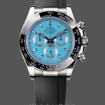 Replique Hommes Rolex Daytona Ice Blue Ceramic Bezel 116519LN 40MM Ice Blue