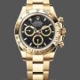 Replique Hommes - Rolex Daytona-126508 0004, 40mm, bracelet Oyster en or jaune, cadran bâton noir, noir
