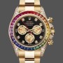 Replique Rolex Day Date 36-128345RBR 0042 unisexe, cadran pavé diamants, diamant président