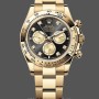 Replique Hommes - Rolex Cosmograph Daytona-126508 0003, or jaune, cadran noir, noir