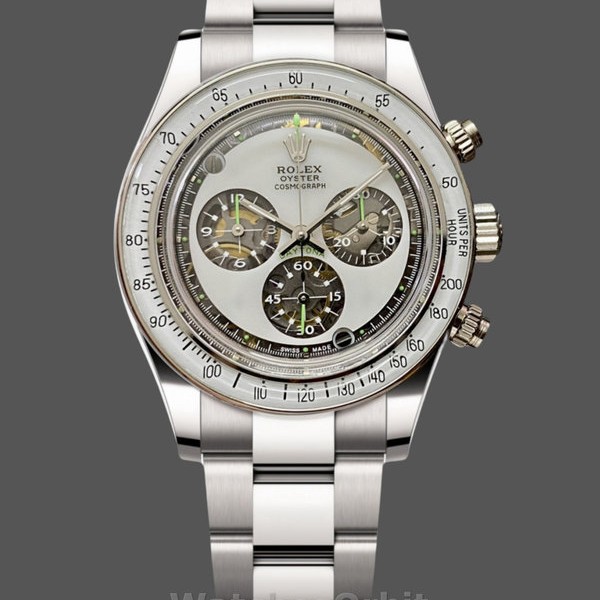 Replique Hommes Rolex Daytona Cosmograph Artisans De Geneve White Dial Edition White