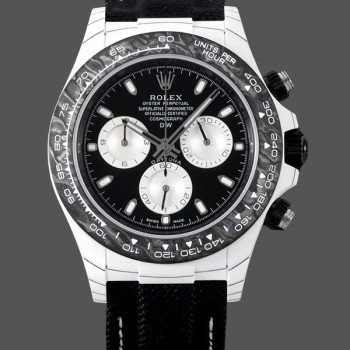 Replique Homme - Rolex Daytona Cosmograph Carbon Fiber Black Dial 40MM Black