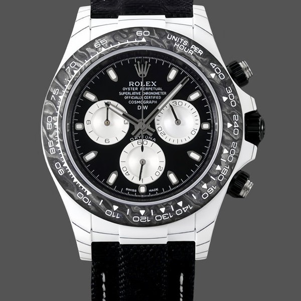 Replique Homme - Rolex Daytona Cosmograph Carbon Fiber Black Dial 40MM Black