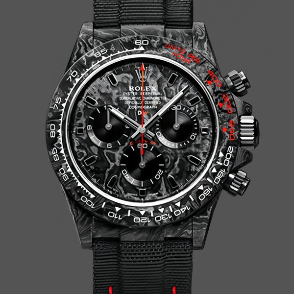 Replique Hommes Rolex Daytona DIW Speedster Limited Edition Carbon Fiber 40MM Black