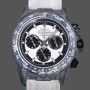 Replique Hommes Rolex Daytona DIW Factory Movement Designer Carbon Fiber 40MM White