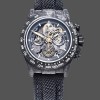 Replique Hommes Rolex Daytona DIW, Carbon Fiber Skeleton, Black, Skeleton