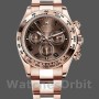 Replique Hommes Rolex Daytona-m116505, 40mm, or Everose, cadran brun, Hommes Marron