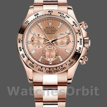 Replique Hommes - Rolex Daytona-m116505, 40mm, or Everose, cadran Sundust Pink, Hommes Sundust Pink