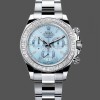 Replique Hommes - Rolex Daytona-116576TBR, platine, cadran bleu glacier, cadran bleu glacier
