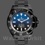 Replique Hommes Rolex Sea-Dweller Deepsea 44mm Hommes-116660-PVD/DLC Coated Stainless Steel-D-Blue Dial Blue