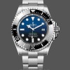 Replique Hommes Rolex Sea-Dweller Deepsea 44mm Hommes-136660 0005-Acier inoxydable-Noir/Cadran bleu Bleu