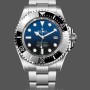 Replique Hommes Rolex Sea-Dweller Deepsea 44mm Hommes-136660 0005-Acier inoxydable-Noir/Cadran bleu Bleu