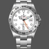 Replique Hommes Rolex Explorer II 42mm Men's-m226570 0001-Stainless Steel-White Dial White White