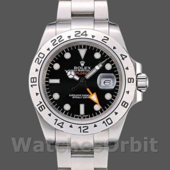 Replique Hommes Rolex Explorer 40mm Hommes-REP016820-Acier inoxydable-Cadran noir Noir