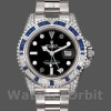 Replique Hommes Rolex GMT-Master II-116759SA, 40mm, or blanc, cadran noir, Hommes Noirs
