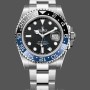 Replique Hommes Rolex GMT-Master II-126710BLNR 0003, 40mm, acier inoxydable, cadran noir, Noir Hommes