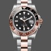 Replique Hommes Rolex GMT-Master II-126711CHNR, 40mm, cadran noir, Hommes Noir