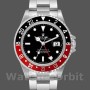 Replique Hommes Rolex GMT-Master II-16710, 40mm, cadran noir, lunette Black Red Coke, Noir Hommes