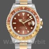 Replique Hommes - Rolex GMT-Master II-16713, 40mm, or blanc, cadran chocolat, Hommes - Chocolat