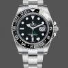 Replique Hommes Rolex GMT-Master II 40mm Black Bezel 116710LN Montre Homme Cadran Noir