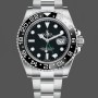 Replique Hommes Rolex GMT-Master II 40mm Black Bezel 116710LN Montre Homme Cadran Noir