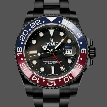 Replique Hommes - Rolex GMT-Master II 40-126710BLRO 0002, Pepsi, Black Dial, Cadran noir