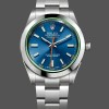 Replique Hommes Rolex Milgauss 40mm Hommes-116400GV-Stainless Steel-Z-Blue Dial Z-blue
