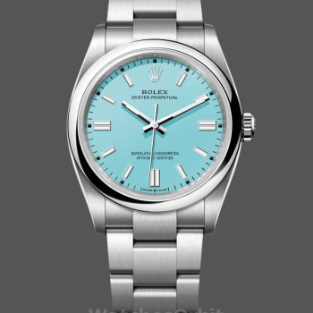 Replique Hommes Rolex Oyster Perpetual 41MM Cadran Turquoise M124300 0006 Cadran Turquoise Hommes