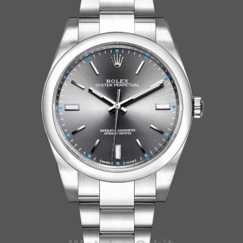 Replique Hommes - Rolex Oyster Perpetual-114300 0001, 39mm, gris