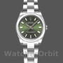 Replique Rolex Oyster Perpetual 26mm Femmes-176200 Cadran vert olive-Bracelet d'huître Vert