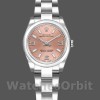 Replique Rolex Oyster Perpetual 26mm Femmes-176200-Cadran rose-Colonne bombée rose