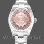 Replique Rolex Oyster Perpetual 26mm Femme-176200-Pink Maxi Arabic Dial Rose