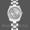 Replique Rolex Oyster Perpetual 26mm Femme-176200-Argent Cadran chiffres romains Argent