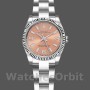 Replique Rolex Oyster Perpetual 26mm Femmes-176234-Cerclage cannelé-Cadran rose Rose
